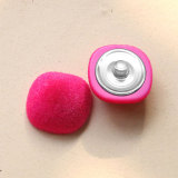 20MM  flocking snap button charms