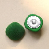 20MM  flocking snap button charms