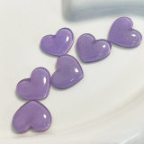 20MM Valentine's Day Love Purple Resin snap button charms