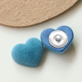 20MM Valentine's Day Love flocking snap button charms