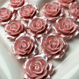 20MM rose Resin snap button charms