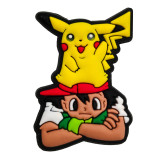 Cartoon Pok é mon Cute Pikachu Kid junior style silicone bracelet  PVC luminous cartoon accessories creative Cartoon