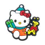 KT Cat Cute Cartoon Kid junior style silicone bracelet  PVC luminous cartoon accessories creative Cartoon