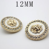 12MM  Metal button snap button charms