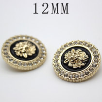 12MM  Metal button snap button charms