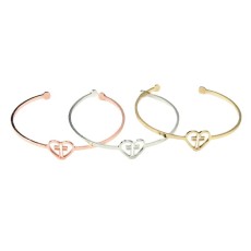 Love Cross Metal Bracelet