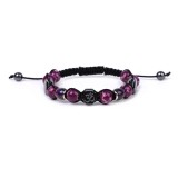 Yoga Colorful Stone Warm Color Changing Bead Knitted Bracelet