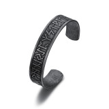 Stainless Steel Life Tree Nordic Viking Rune Bracelet