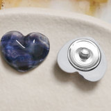 20MM Vintage Van Gogh oil painting with starry sky and water ripples, love Resin snap button charms