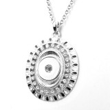 Love Metal Pendant 60CM Necklace for 20mm Snaps button jewelry wholesale