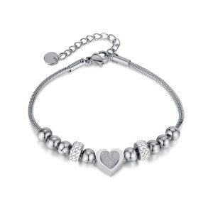 Stainless steel love bracelet