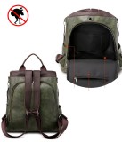 PU leisure outdoor travel backpack anti-theft bag