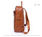 Soft leather fashionable backpack