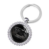 JEEP Crystal Glass Alloy Keychain