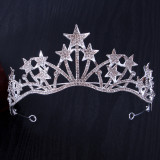 Alloy Crystal Crown Wedding Ball Party Bridal Crown