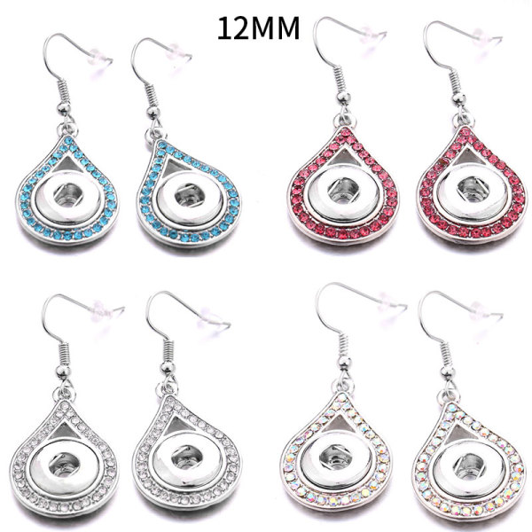 metal Snaps earring  fit 12mm chunks  Snaps button jewelry wholesale