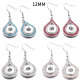 metal Snaps earring  fit 12mm chunks  Snaps button jewelry wholesale