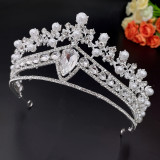 Alloy Crystal Crown Wedding Ball Party Bridal Crown