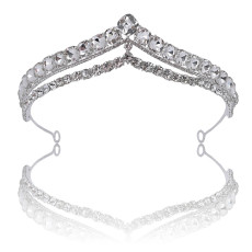 Alloy Crystal Crown Wedding Ball Party Bridal Crown