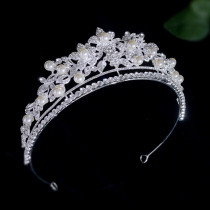 Alloy Crystal Crown Wedding Ball Party Bridal Crown