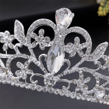 Alloy Crystal Crown Wedding Ball Party Bridal Crown