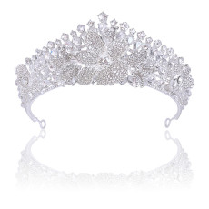 Alloy Crystal Crown Wedding Ball Party Bridal Crown