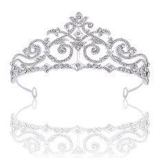 Alloy Crystal Crown Wedding Ball Party Bridal Crown