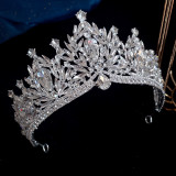 Alloy Crystal Crown Wedding Ball Party Bridal Crown