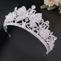 Alloy Crystal Crown Wedding Ball Party Bridal Crown