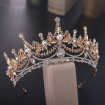 Alloy Crystal Crown Wedding Ball Party Bridal Crown