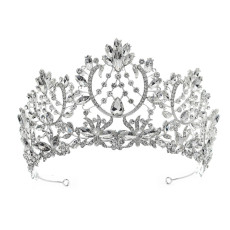 Alloy Crystal Crown Wedding Ball Party Bridal Crown