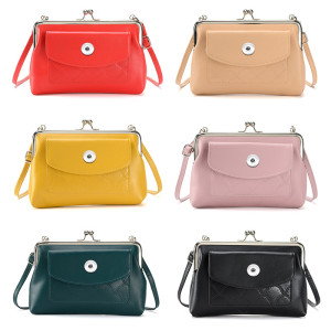 Dinner bag, one shoulder crossbody bag, multifunctional phone bag suitable for 20MM  Snaps button jewelry wholesale