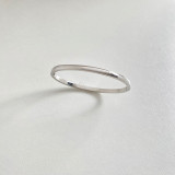 Stainless steel smooth faced bracelet