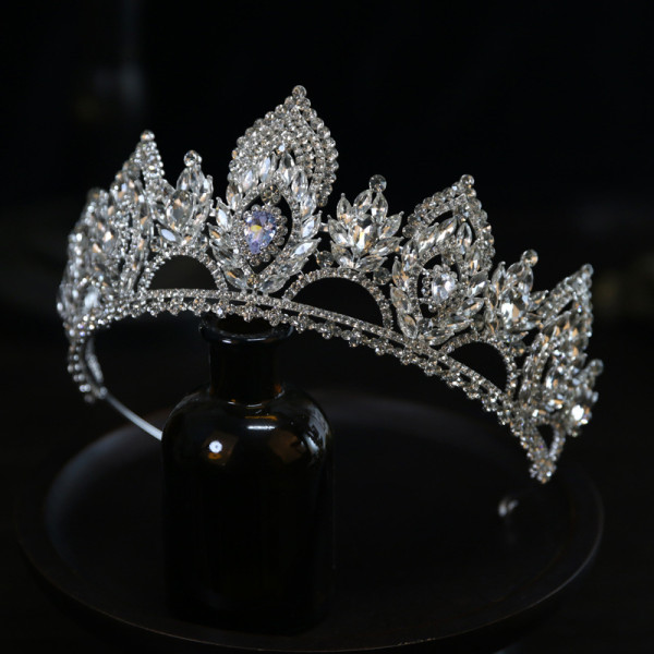 Alloy Crystal Crown Wedding Ball Party Bridal Crown