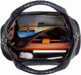 Leisure high-capacity soft leather crossbody shoulder handbag