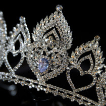 Alloy Crystal Crown Wedding Ball Party Bridal Crown