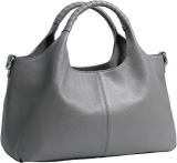 Leisure high-capacity soft leather crossbody shoulder handbag