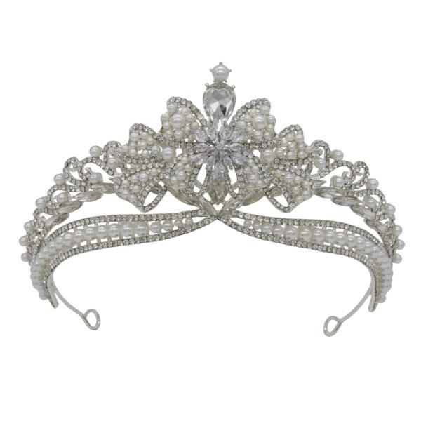 Alloy Crystal Crown Wedding Ball Party Bridal Crown