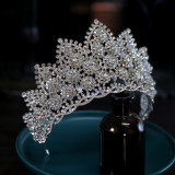 Alloy Crystal Crown Wedding Ball Party Bridal Crown