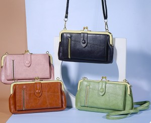 Fashionable and versatile mobile phone bag, crossbody bag, single shoulder bag, multi card zero wallet
