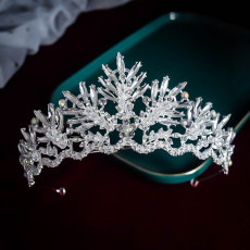 Alloy Crystal Crown Wedding Ball Party Bridal Crown