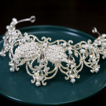 Alloy Crystal Crown Wedding Ball Party Bridal Crown