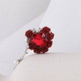 Nepalese Crown Diamond Ball Heart shaped Rose Handmade Soft Clay DIY Straight Hole Beads