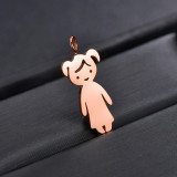 Stainless Steel Boys and Girls Pendant