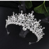 Alloy Crystal Crown Wedding Ball Party Bridal Crown