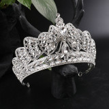 Alloy Crystal Crown Wedding Ball Party Bridal Crown