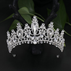 Alloy Crystal Crown Wedding Ball Party Bridal Crown