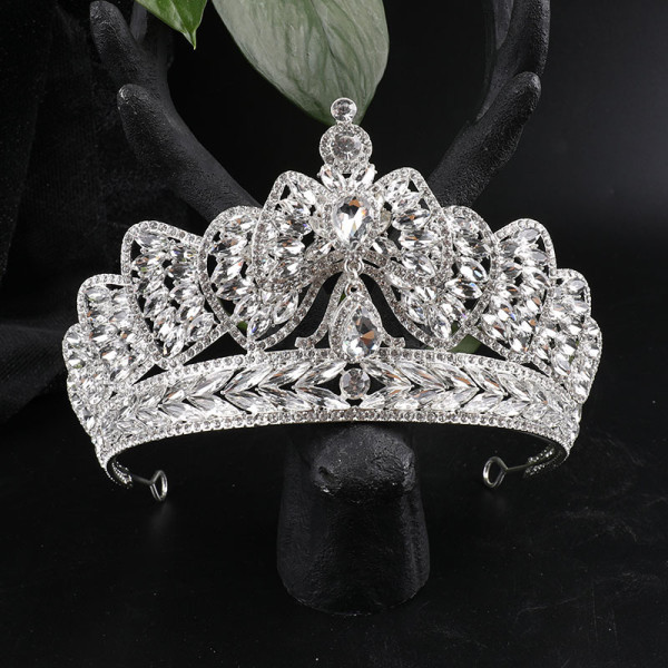 Alloy Crystal Crown Wedding Ball Party Bridal Crown