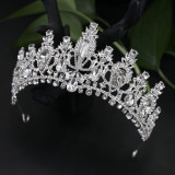 Alloy Crystal Crown Wedding Ball Party Bridal Crown