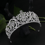 Alloy Crystal Crown Wedding Ball Party Bridal Crown